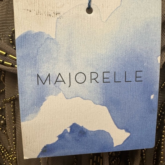 NWT luxury designer Majorelle Hollyhock Small 
Beaded Brown Revolve Dress - Picture 7 of 8